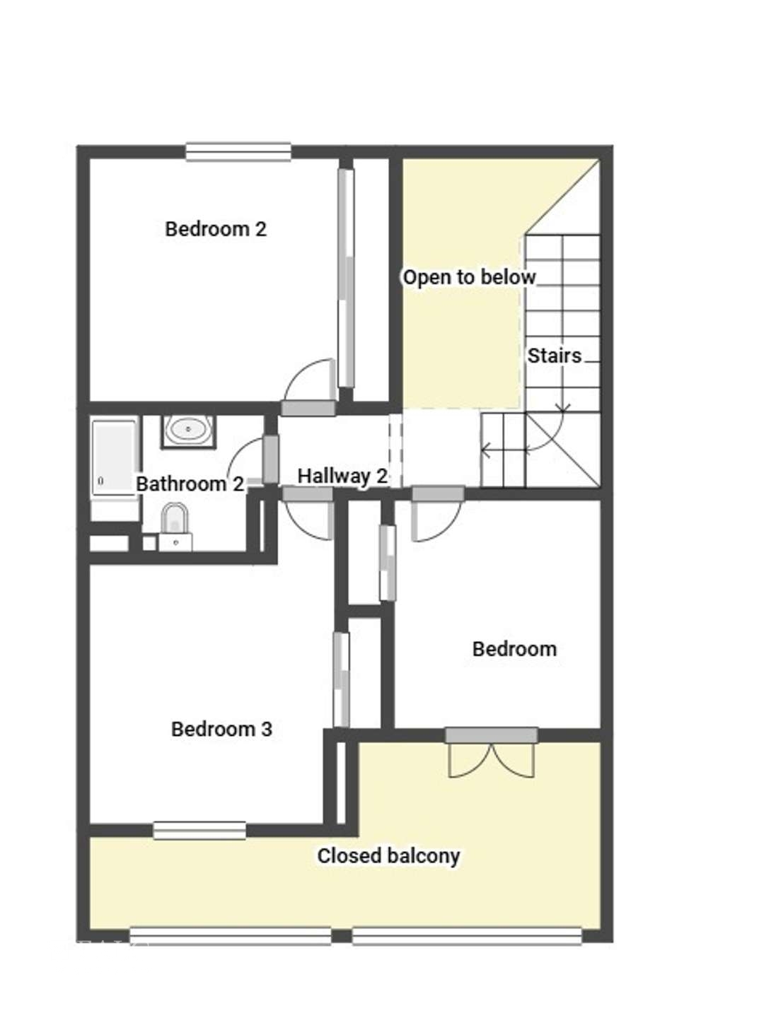 Grundriss 1. Etage
